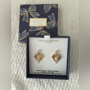 ✨New in Box✨ Christian Siriano: Heart Shaped Earrings